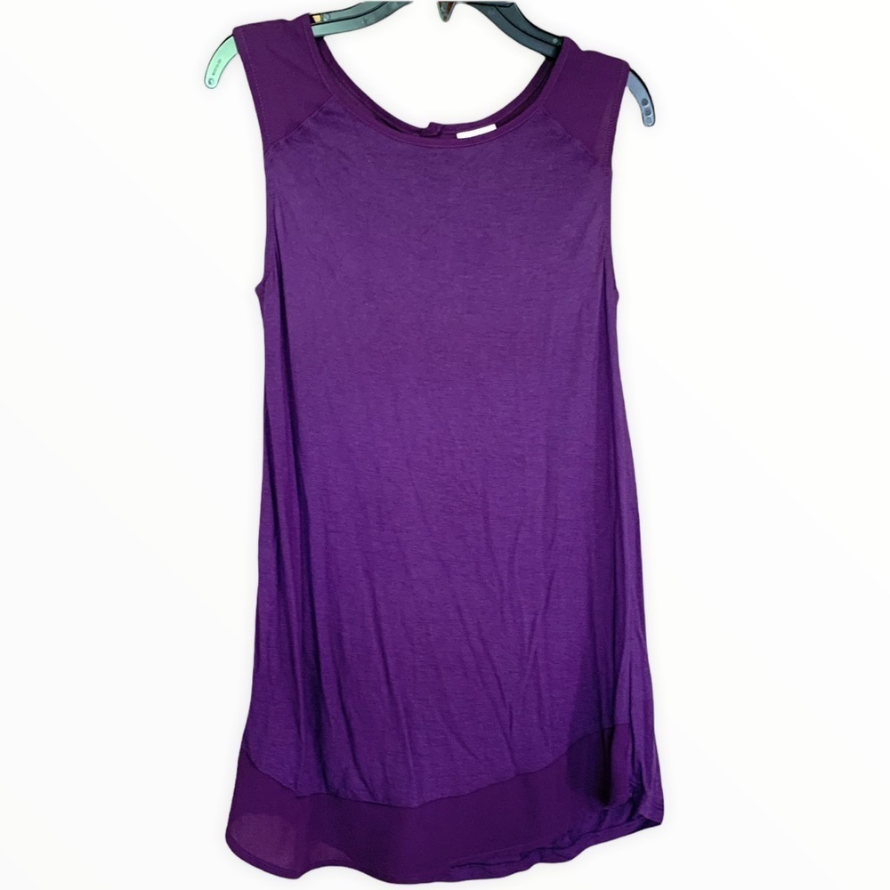 Merona Dark Purple Sleeveless Top Size XS
